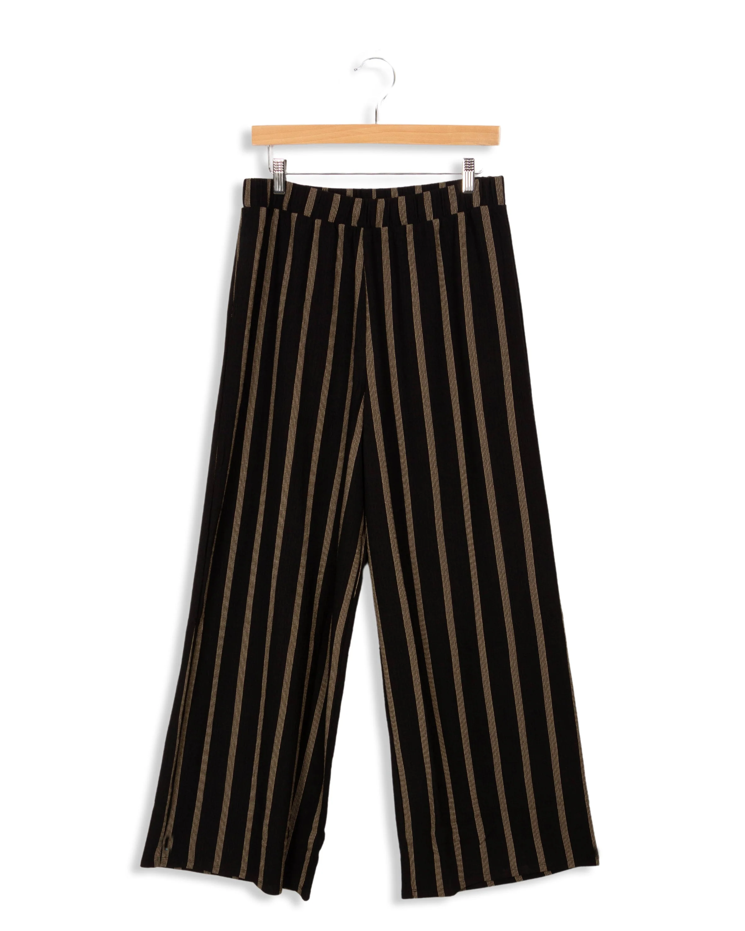 Pantalon rayé noir - La Fée Maraboutée