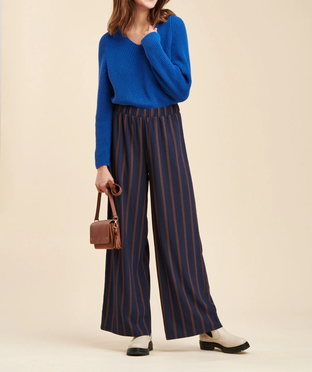Pantalon rayé noir - La Fée Maraboutée - Image 2