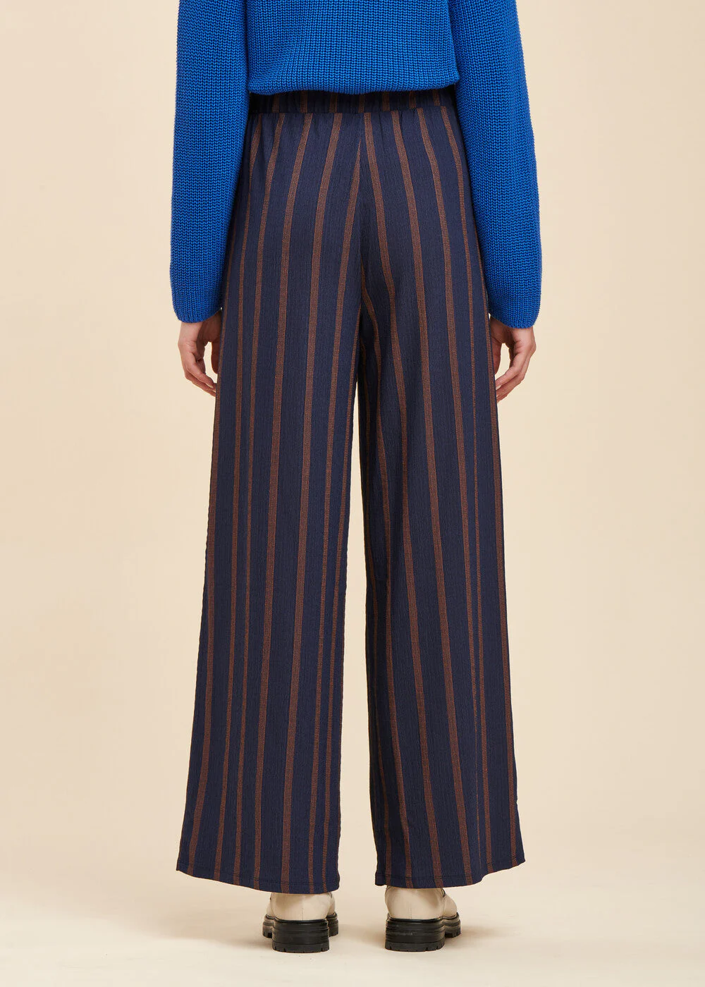 Pantalon rayé noir - La Fée Maraboutée - Image 5