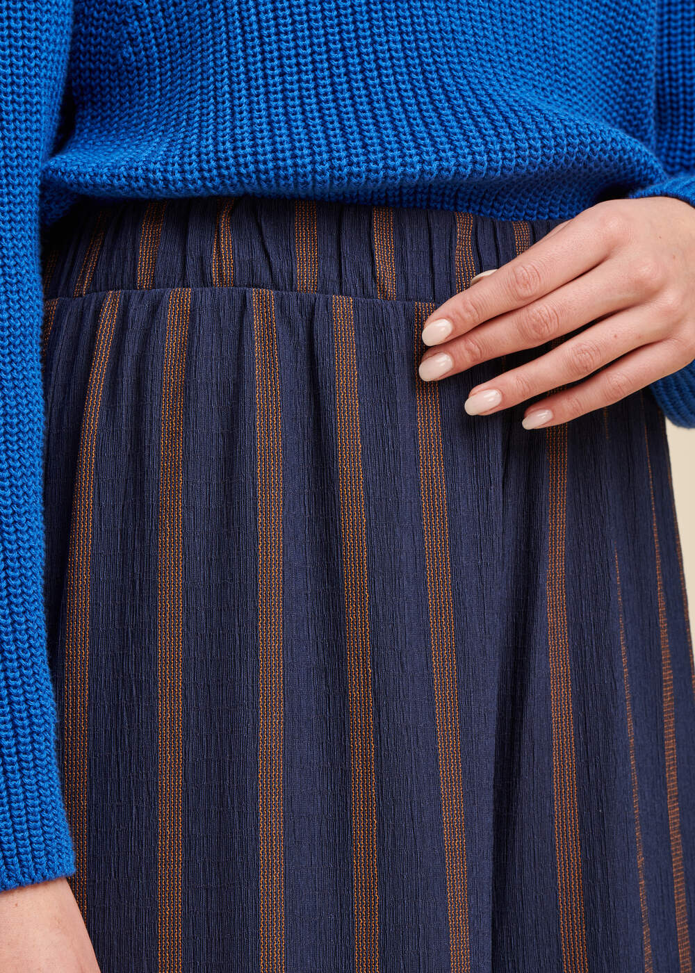 Pantalon rayé noir - La Fée Maraboutée - Image 6