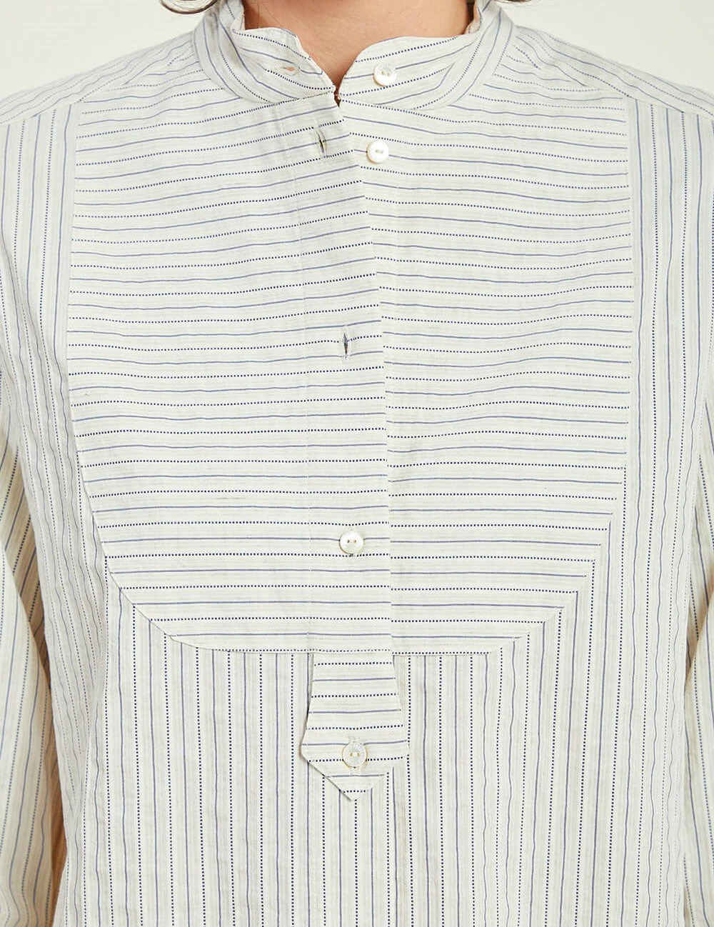 Chemise beige à rayures - 34 - Image 2