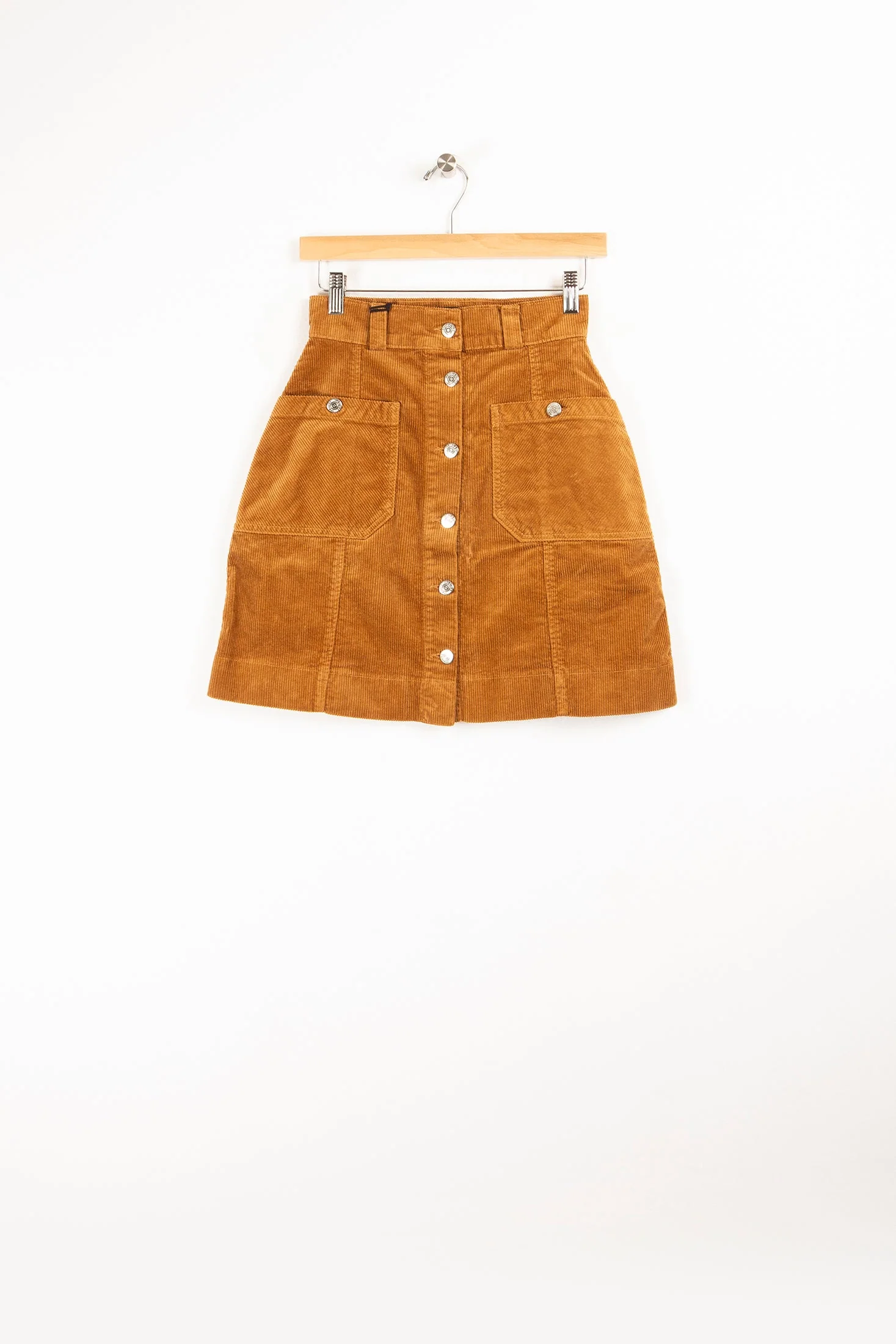 Jupe trapeze camel - XXS/32 - Image 5
