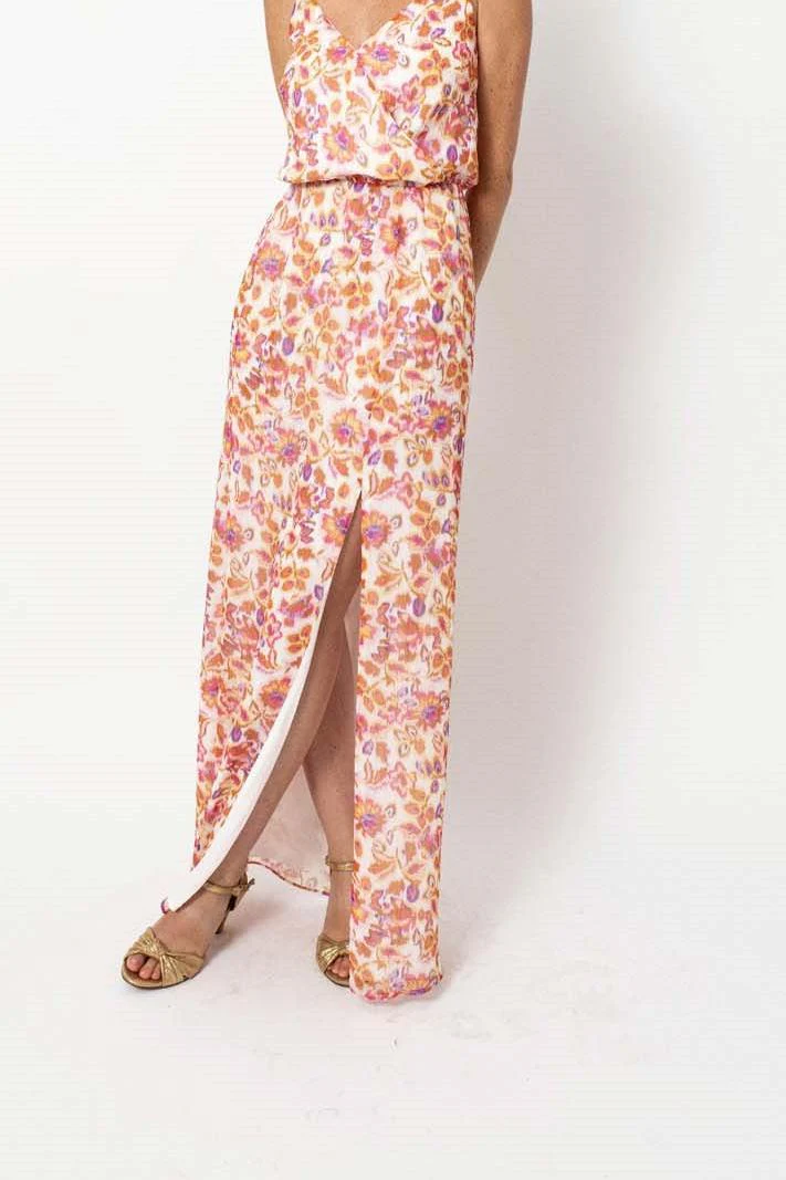 Robe longue - invitée Julianna print fleurs - XL/42 - Image 2