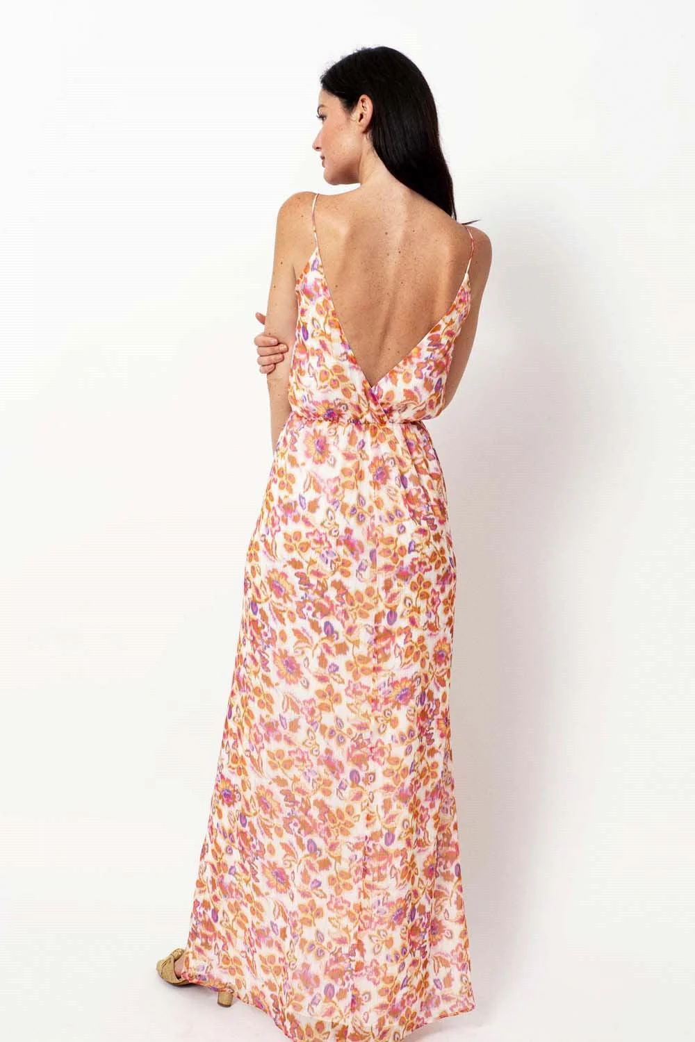 Robe longue - invitée Julianna print fleurs - XL/42 - Image 3