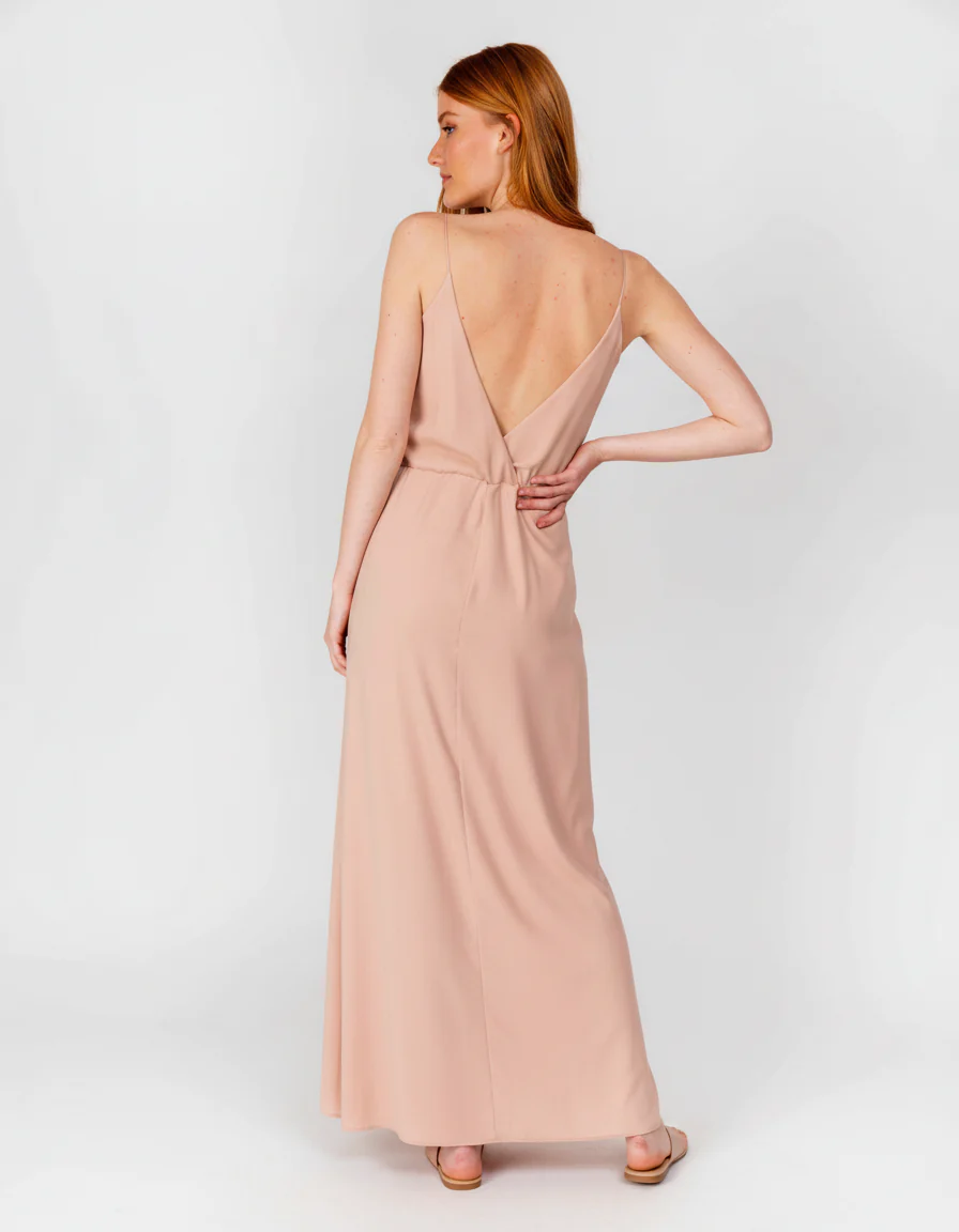 Robe longue - invitée Julianna blush - M/38