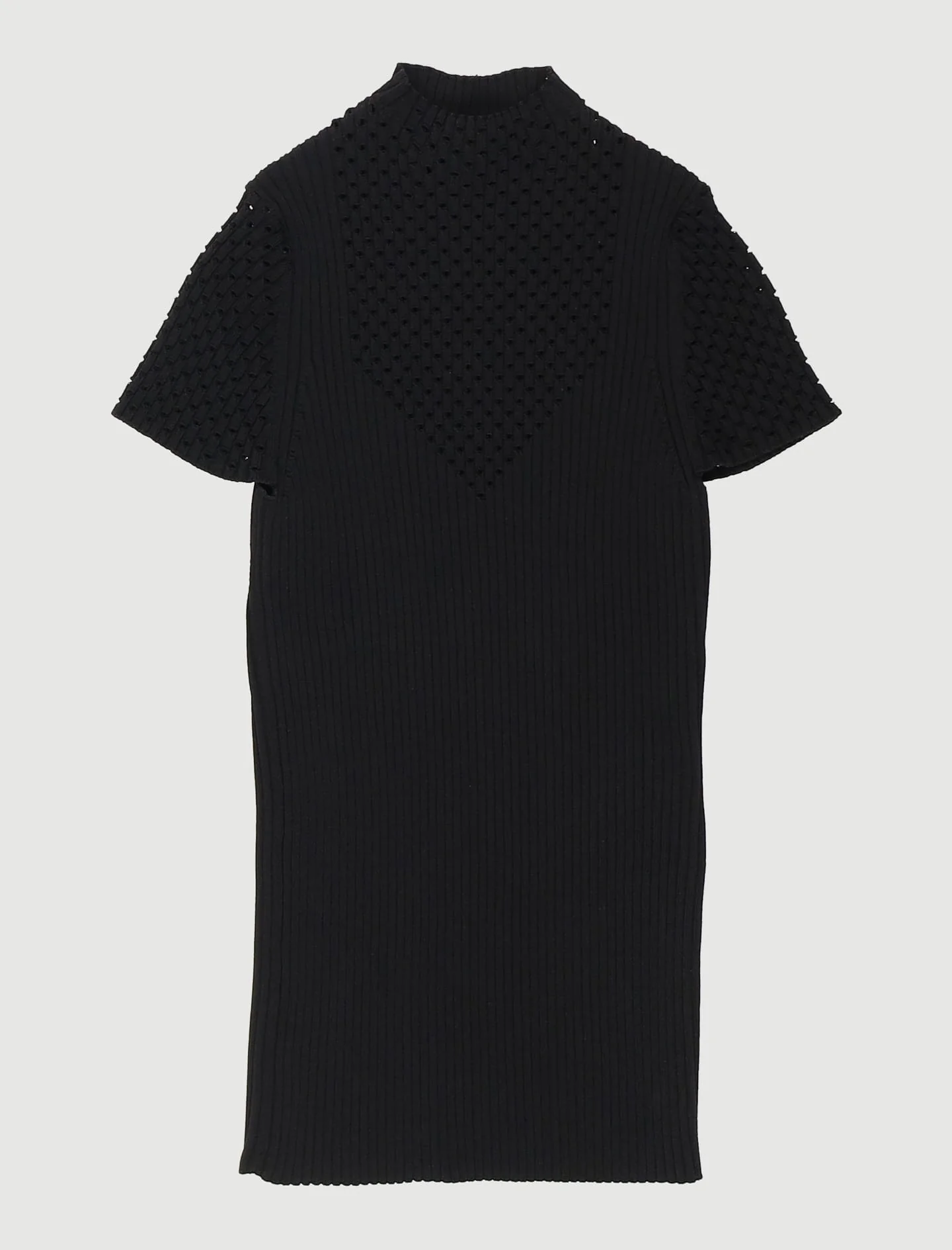 Pull En Maille Côtelée Avec Jours - Taille M/38 - Image 2