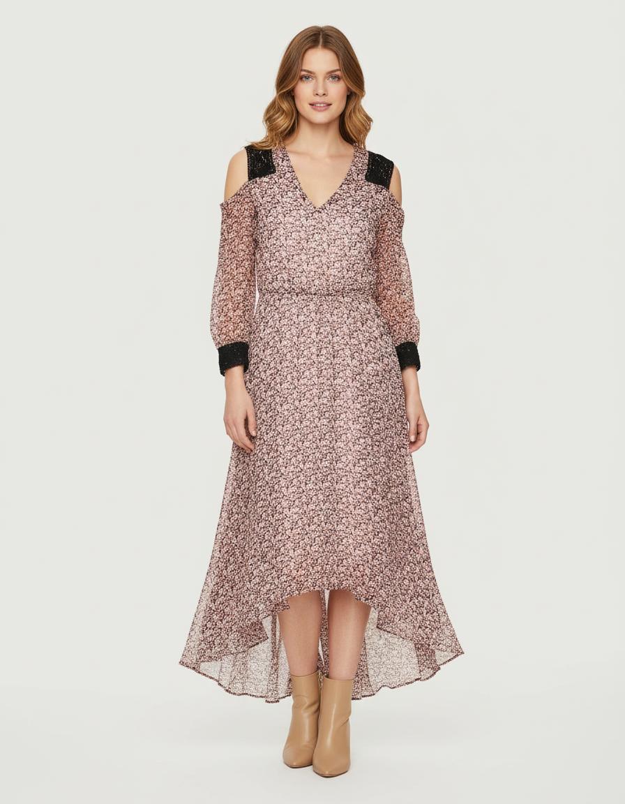 Robe Longue Imprimée - Taille L/40