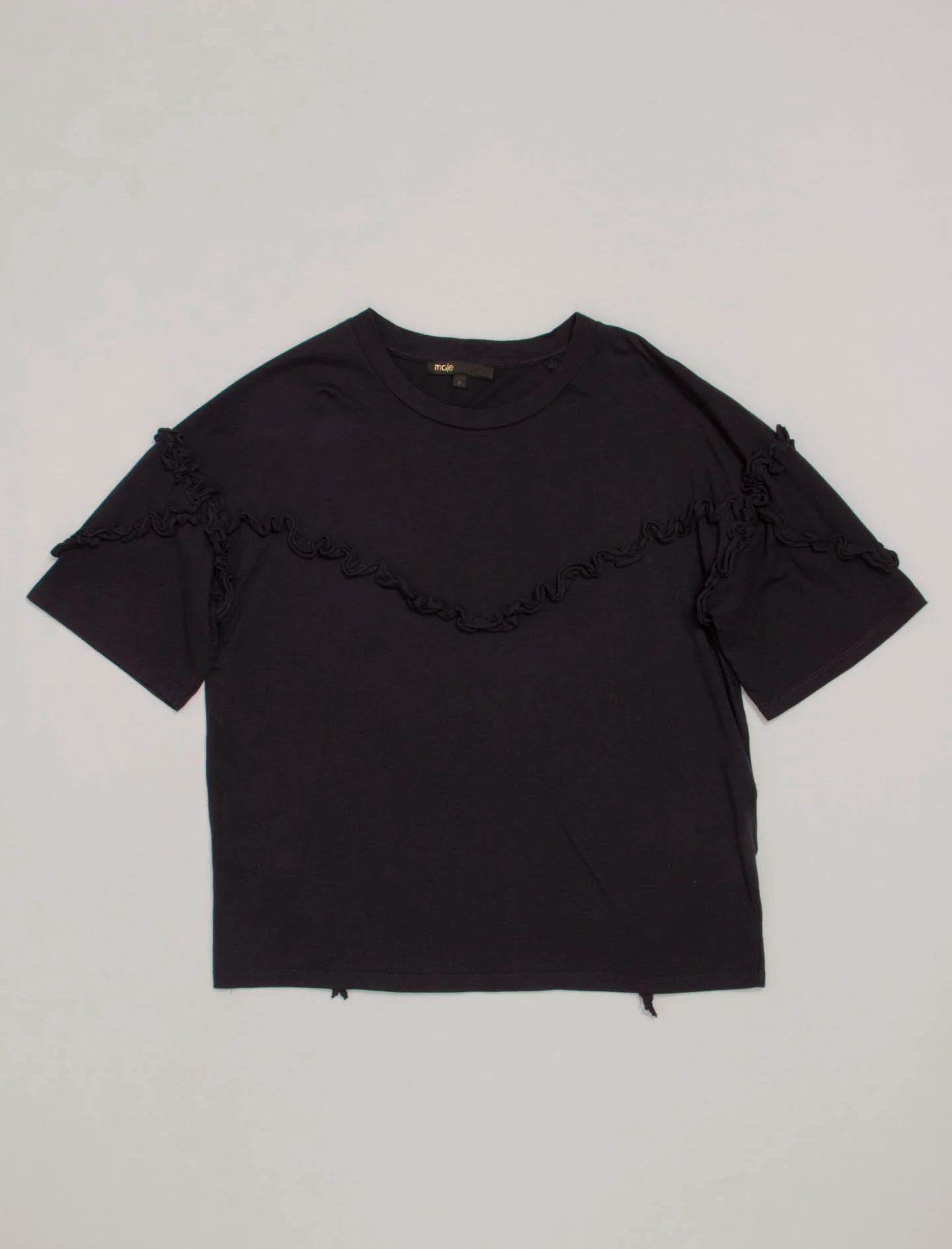 Tee-Shirt Avec Détail Volanté - Taille M/38 - Image 2