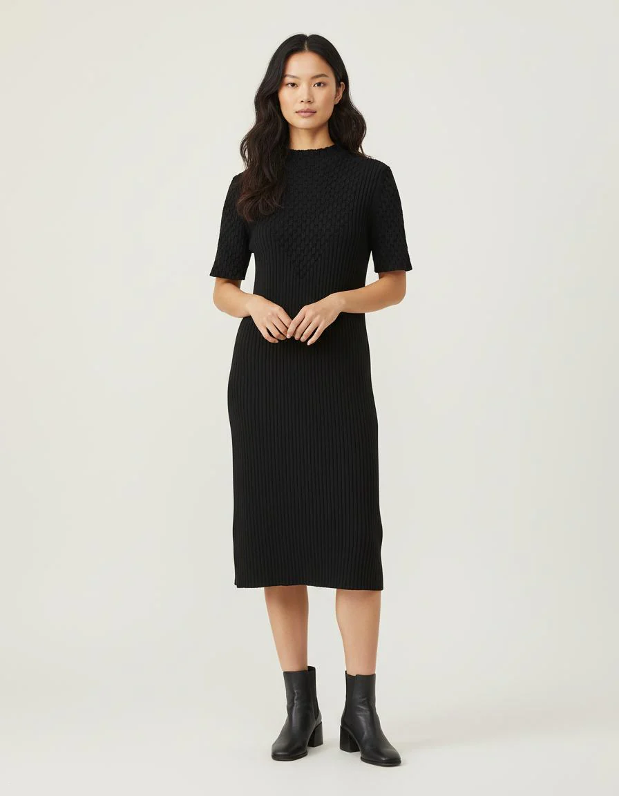 Pull En Maille Côtelée Avec Jours - Taille S/36