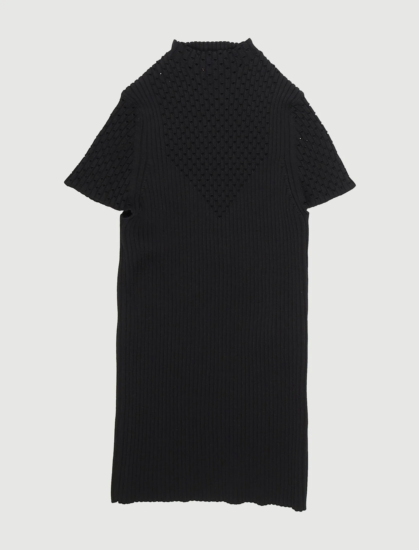 Pull En Maille Côtelée Avec Jours - Taille S/36 - Image 2
