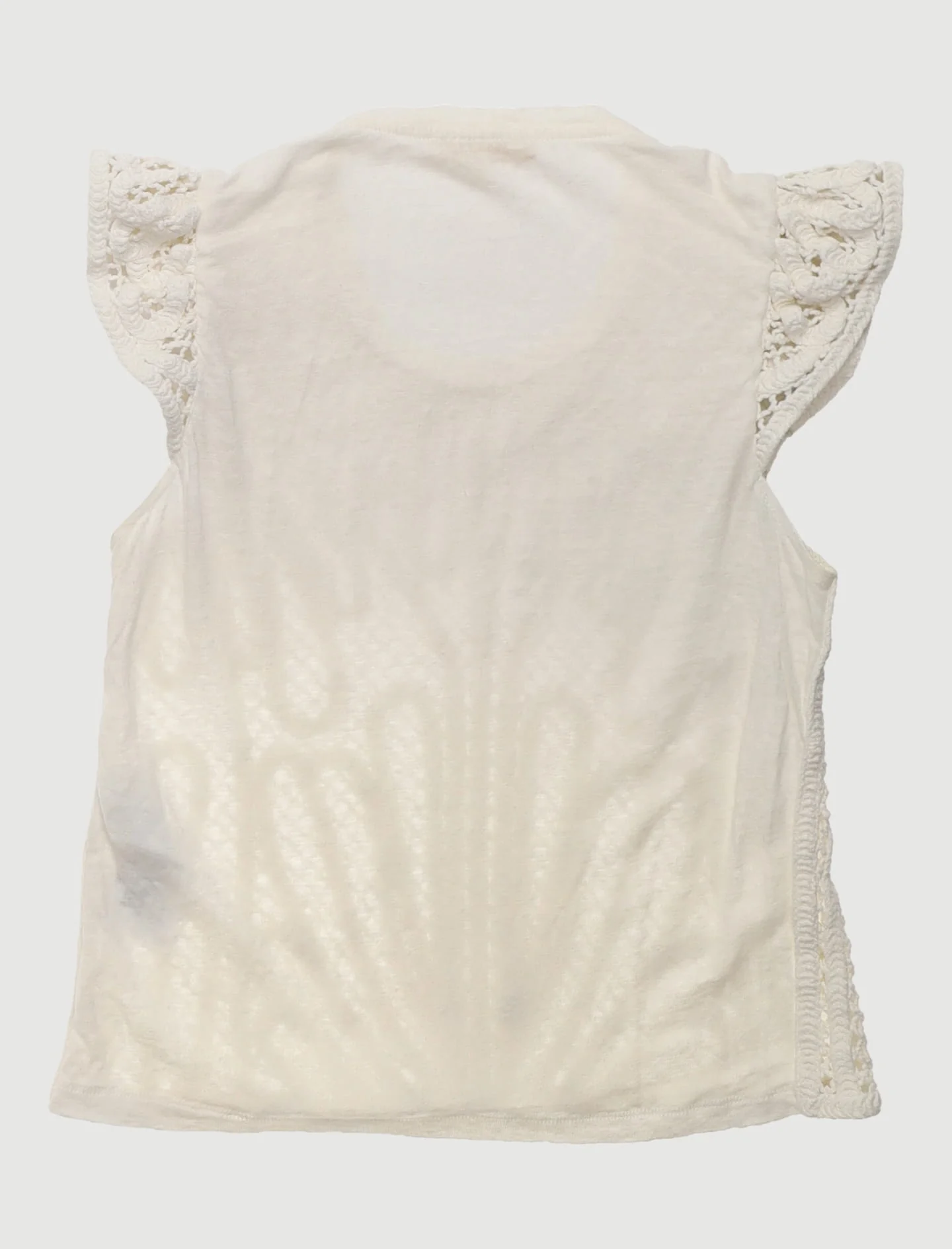 Tee-Shirt Avec Panneau En Macramé - Taille S/36 - Image 3