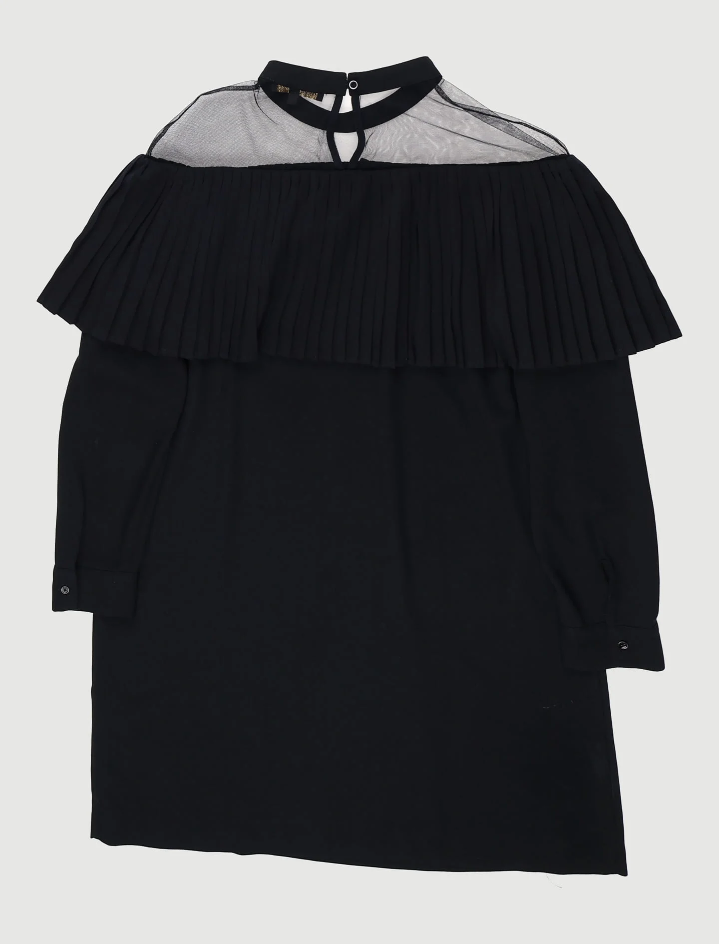 Robe Avec Volant Plissé En Crêpeâ - Taille L/40 - Image 3