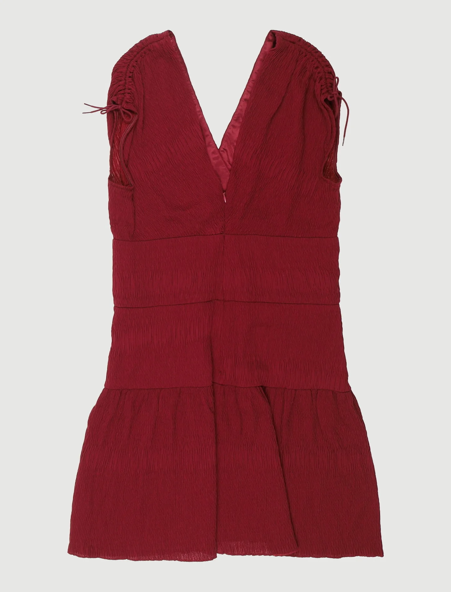 Robe Courte Avec Liens Coulissants - Taille L/40 - Image 3