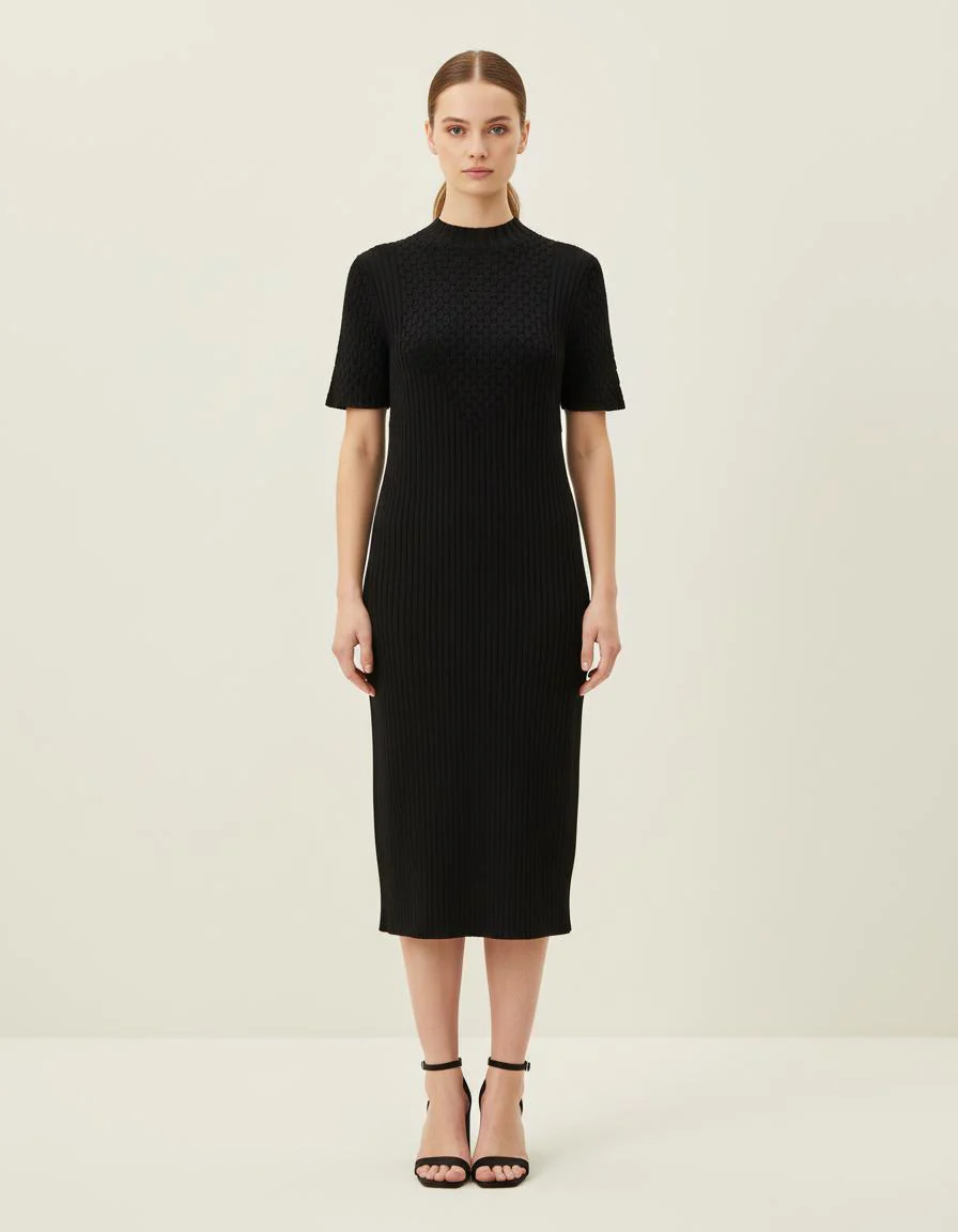 Pull En Maille Côtelée Avec Jours - Taille S/36