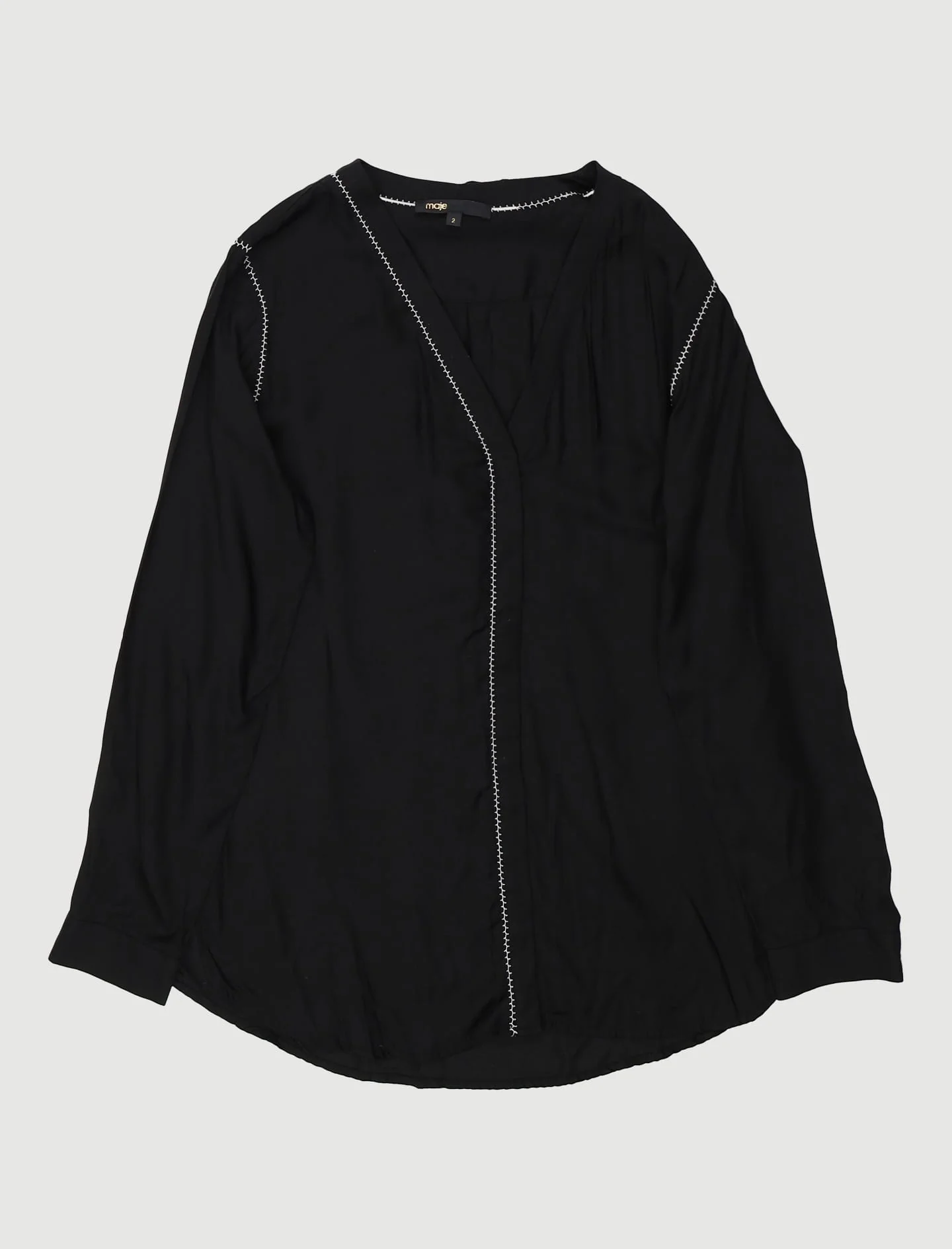 Chemise Soyeuse Avec Jours Échelle - Taille M/38 - Image 2