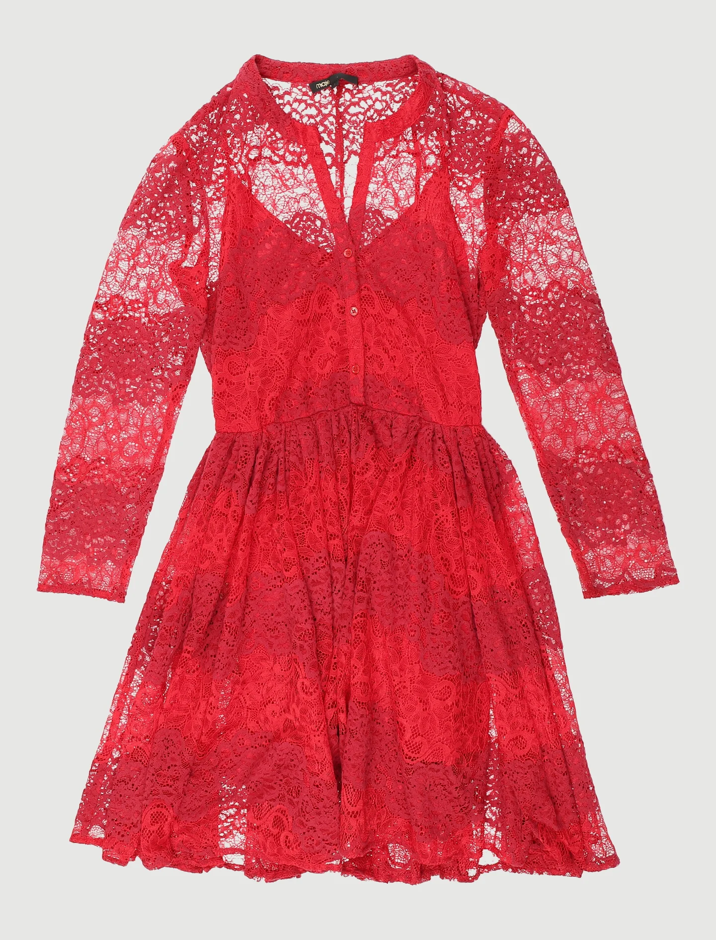 Robe En Dentelle Bicolore - Taille S/36 - Image 2