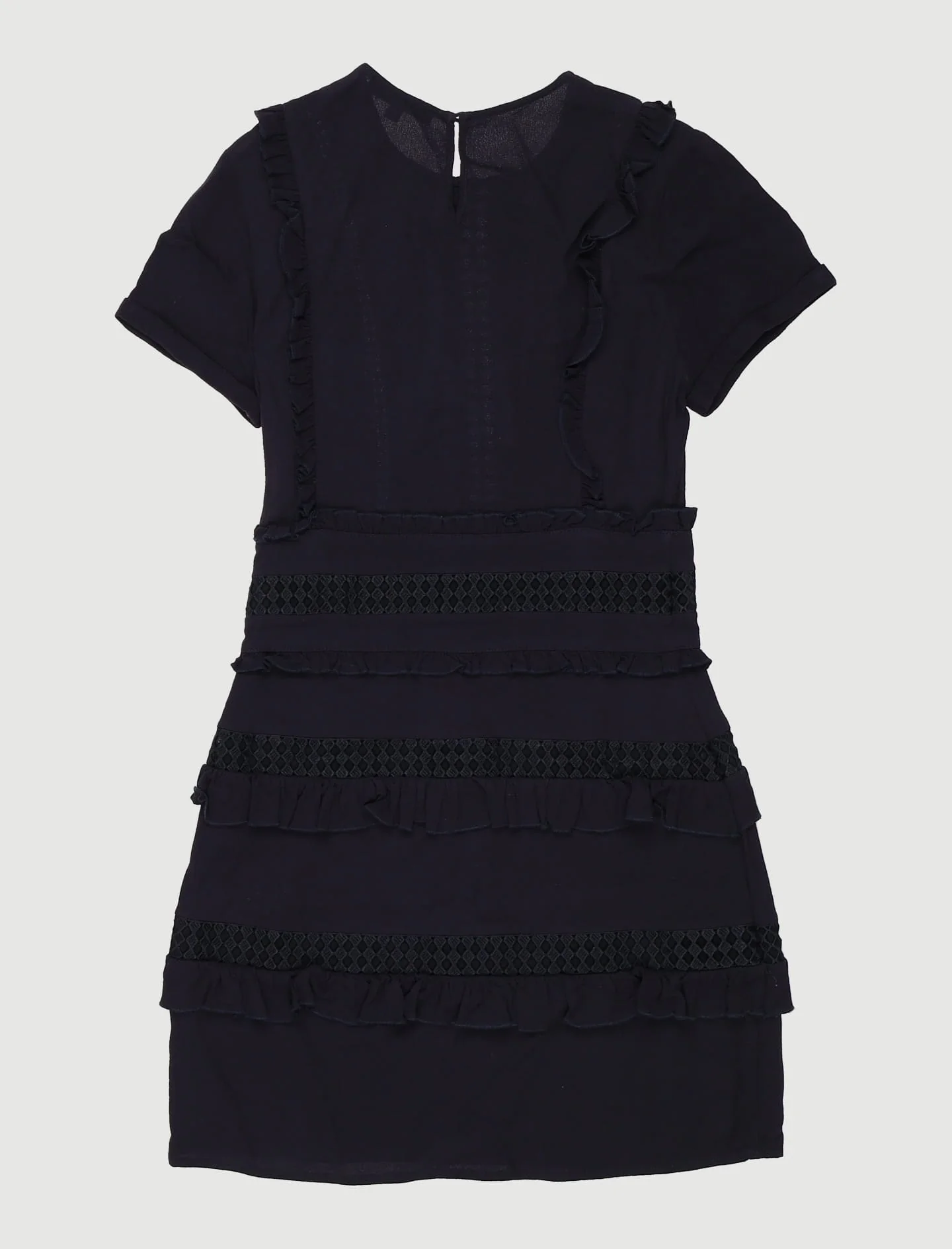 Robe Courte Avec Détails Volantés - Taille S/36 - Image 3