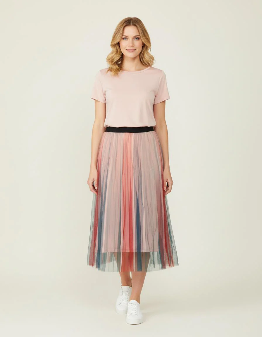 Jupe Midi Plissée - Taille M/38