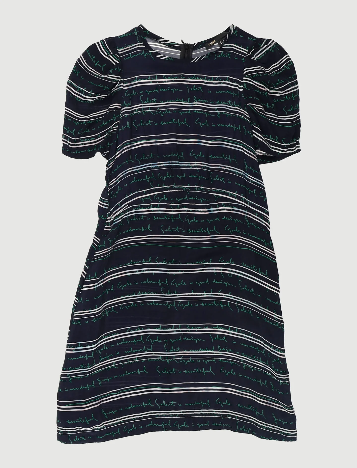 Robe Courte Avec Inscriptions - Taille M/38 - Image 2