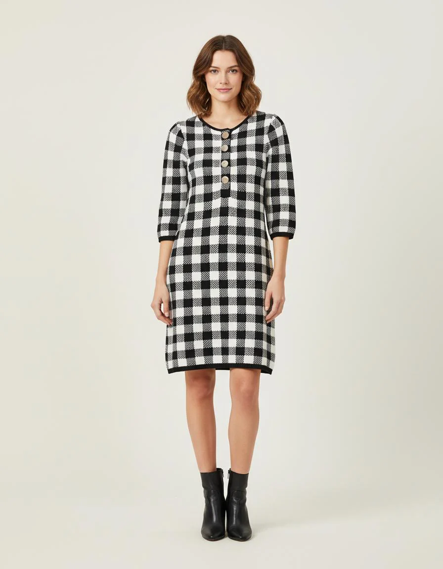 Robe Courte En Maille - Taille S/36