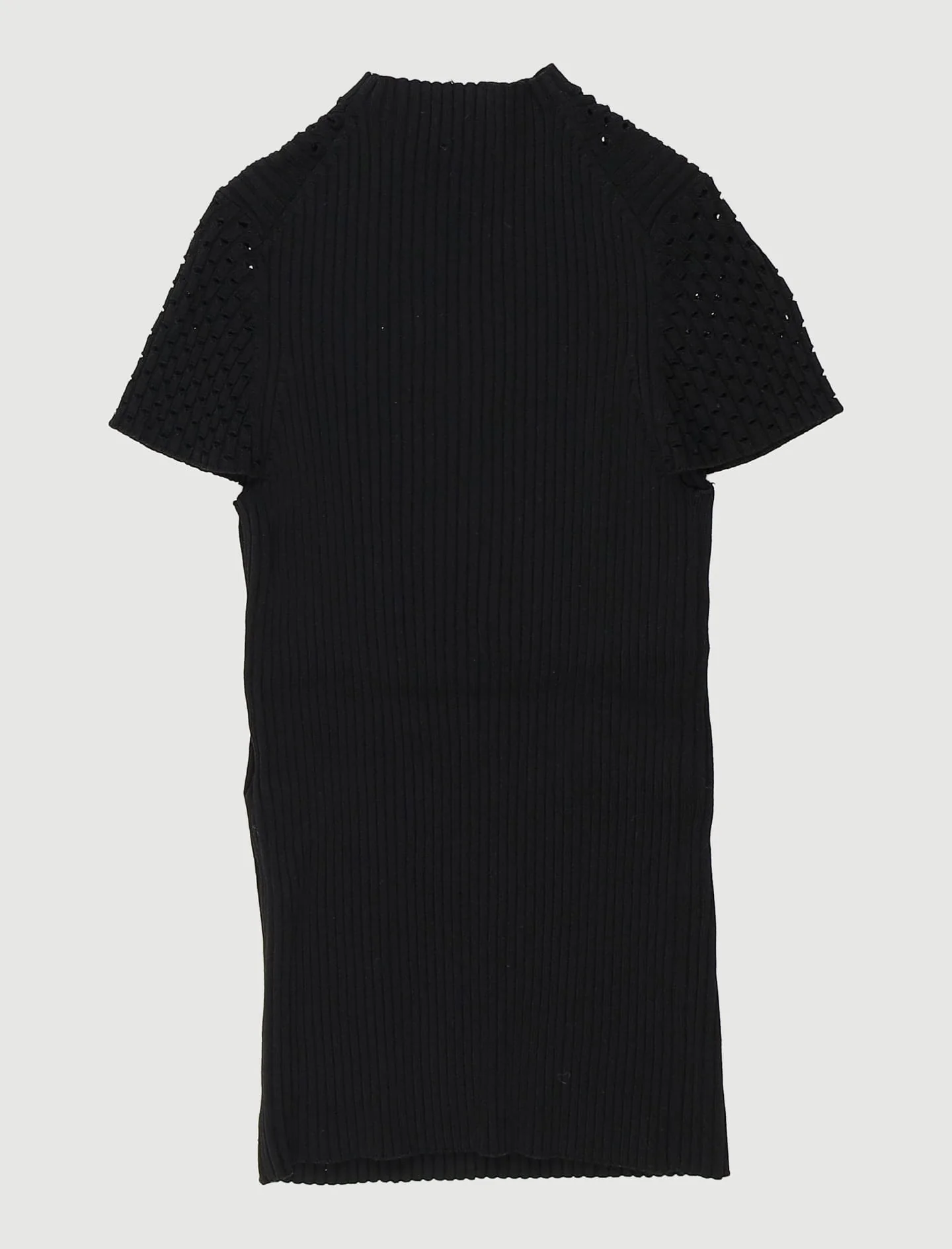 Pull En Maille Côtelée Avec Jours - Taille S/36 - Image 3