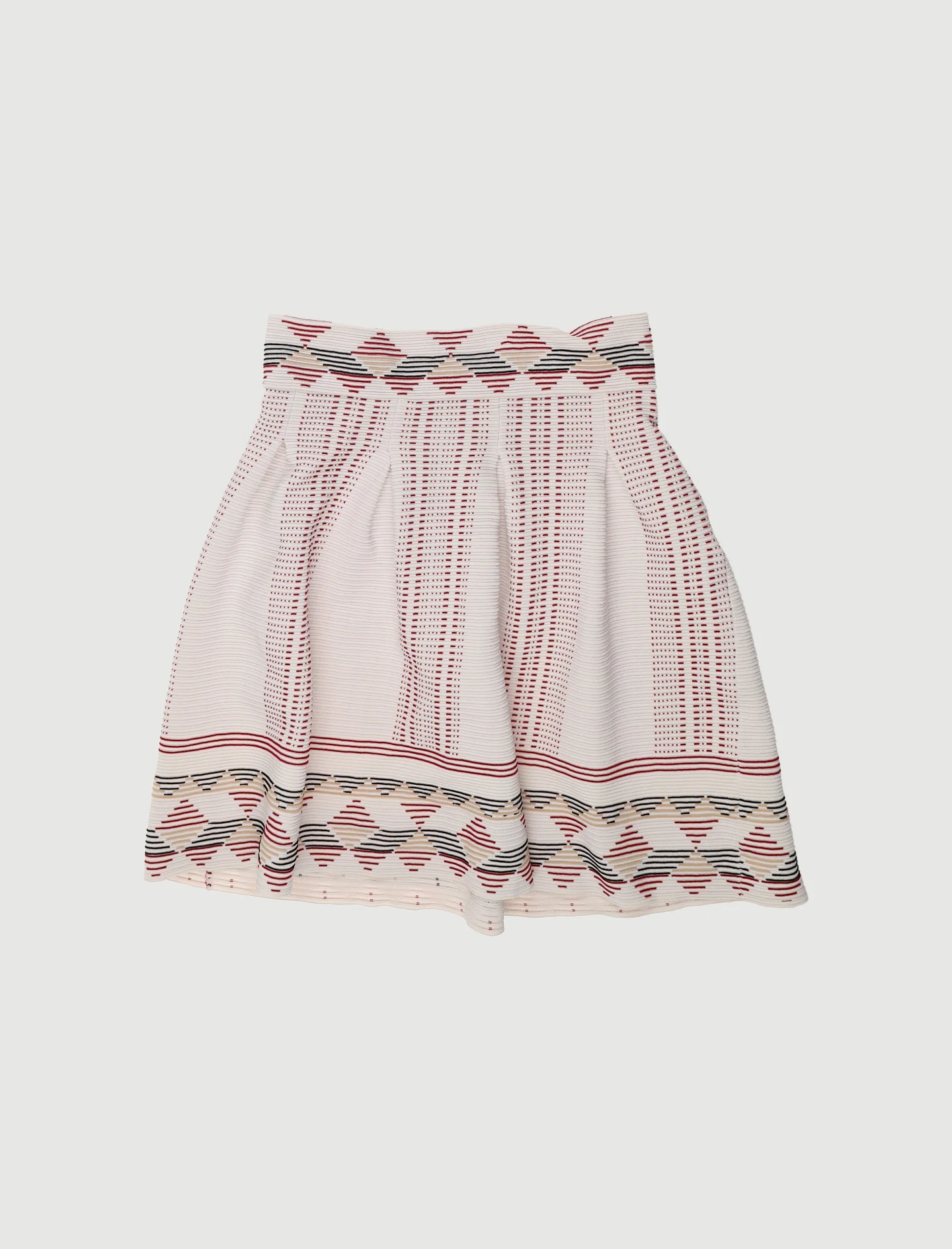 Jupe Courte En Maille Striée - Taille L/40 - Image 2