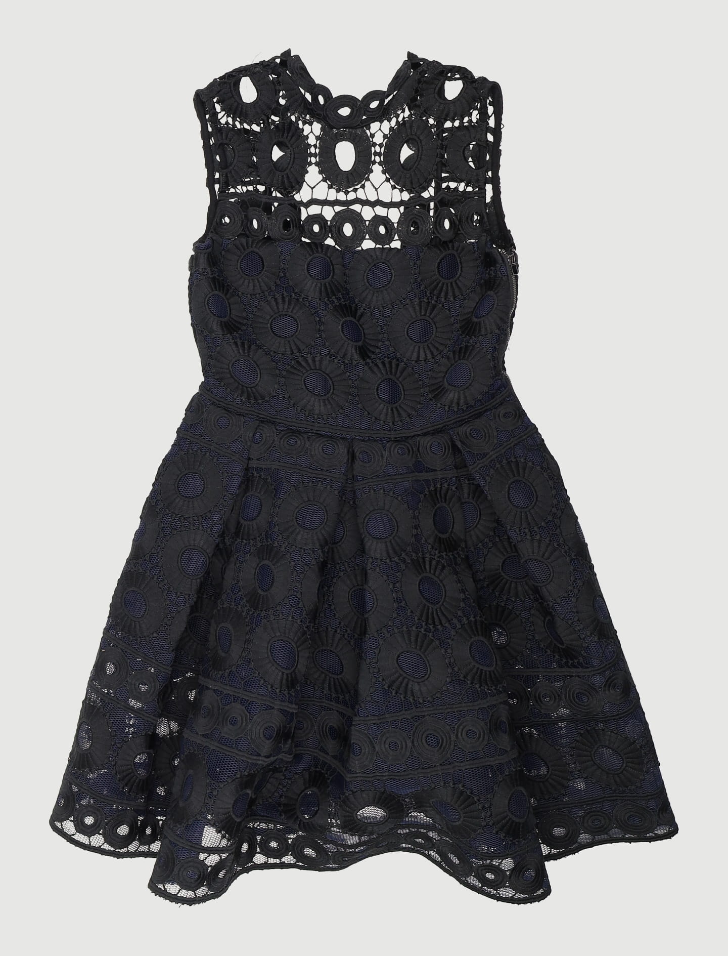 Robe En Guipure De Dentelle Contrecollée - Taille S/36 - Image 2