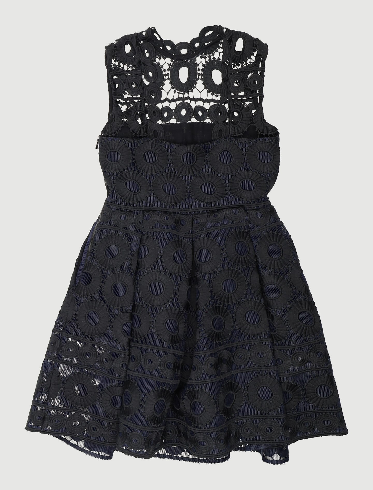 Robe En Guipure De Dentelle Contrecollée - Taille S/36 - Image 3