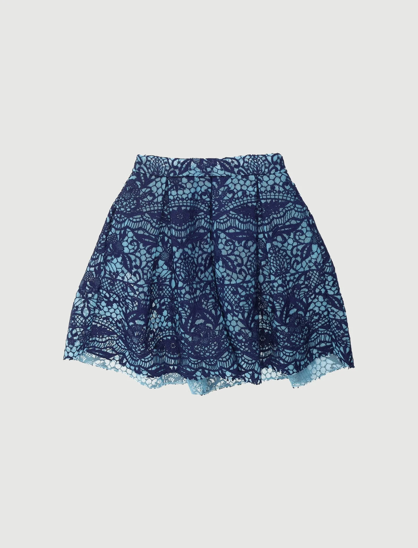 Jupe Courte En Guipure De Dentelle - Taille S/36 - Image 2