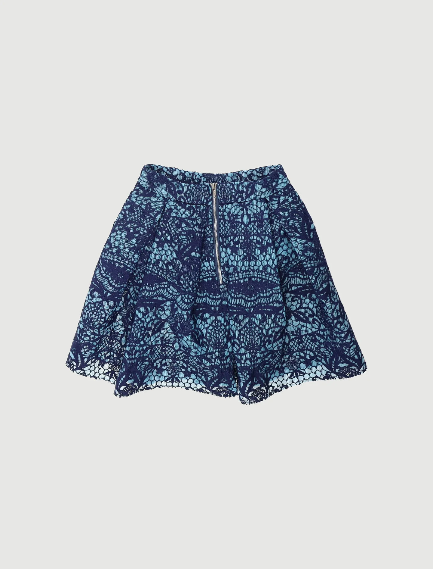 Jupe Courte En Guipure De Dentelle - Taille S/36 - Image 3