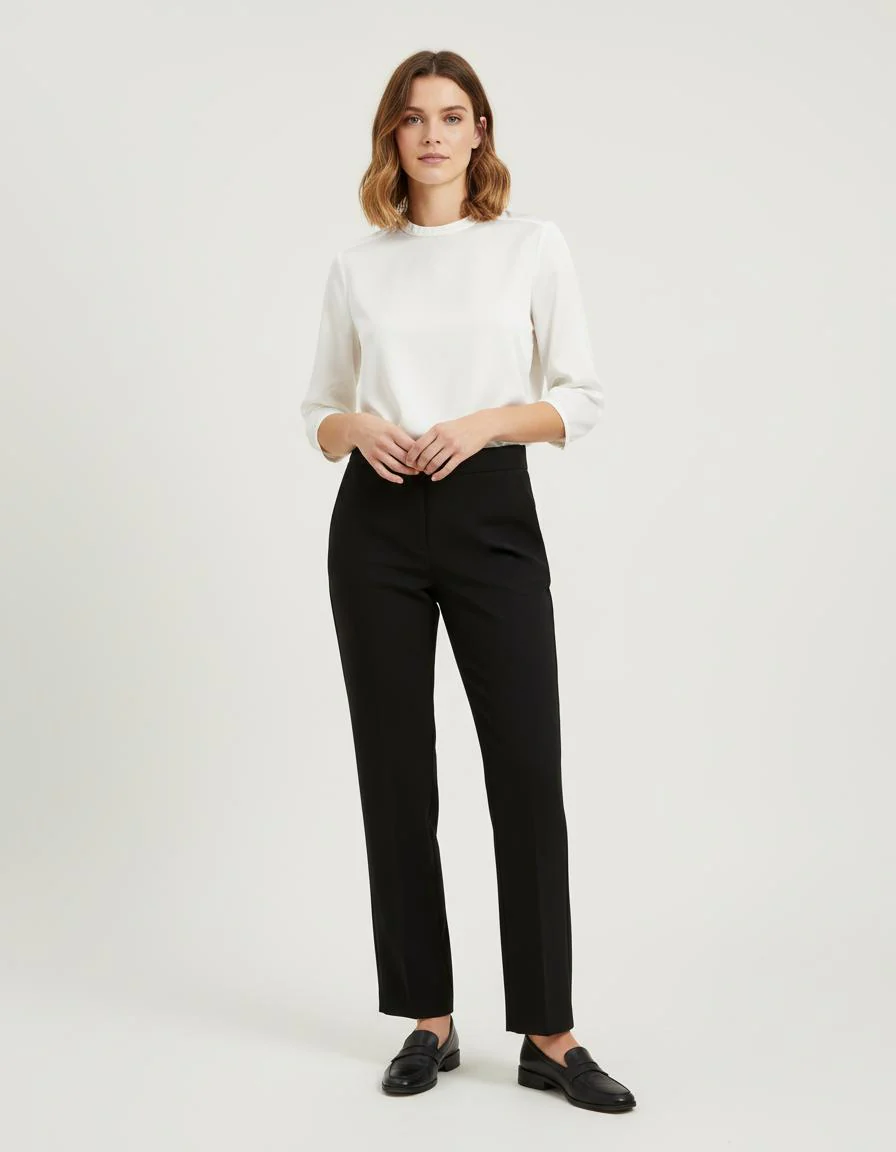 Pantalon De Ville En Laine - Taille XS/34