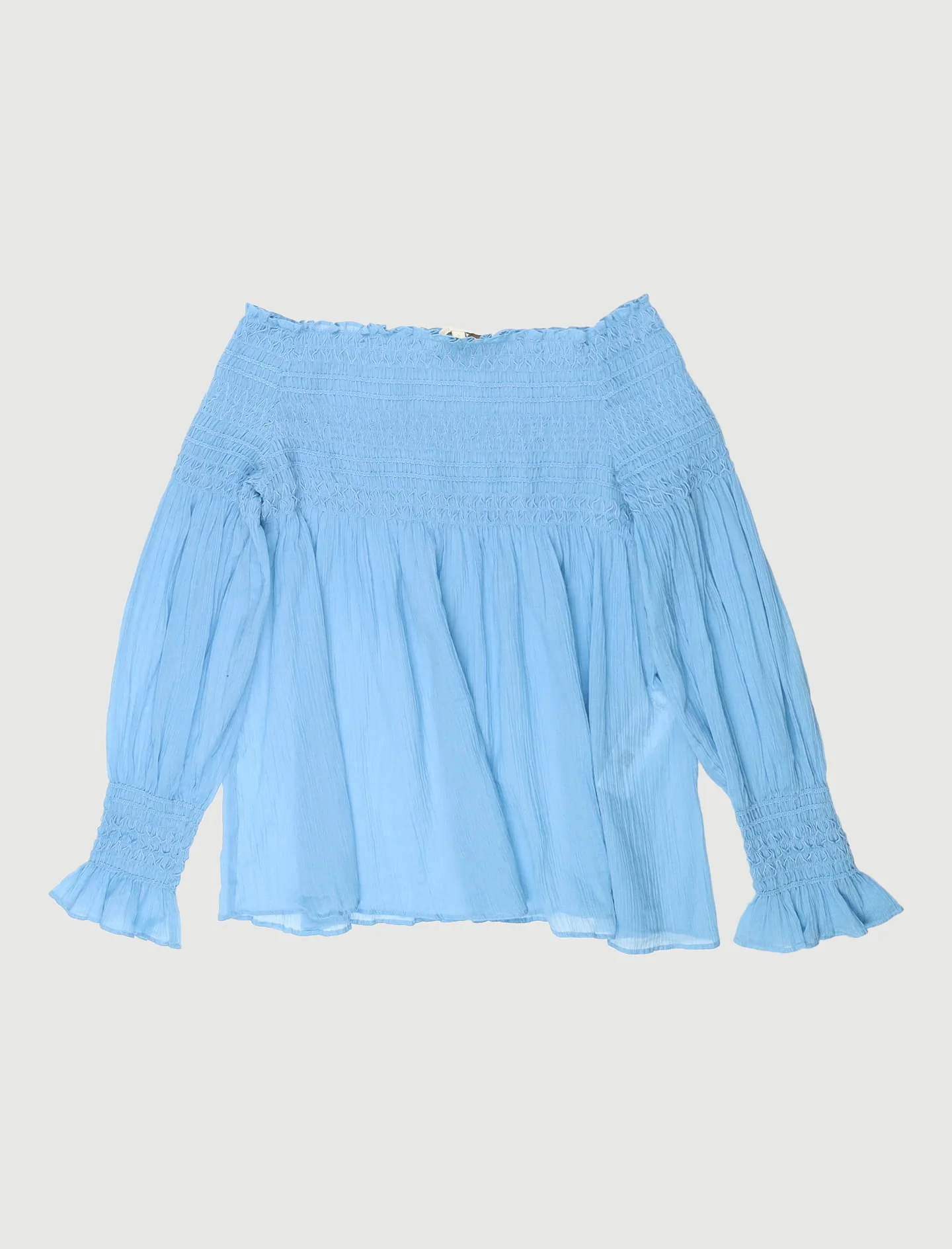 Top Plissé Aux Épaules Dénudées - Taille S/36 - Image 2