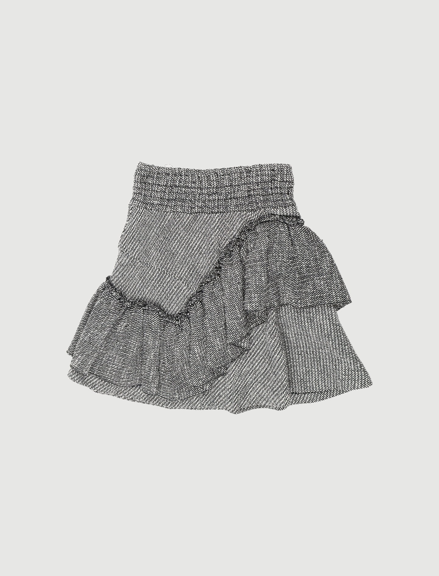 Jupe Jacquard Avec Volants - Taille L/40 - Image 2