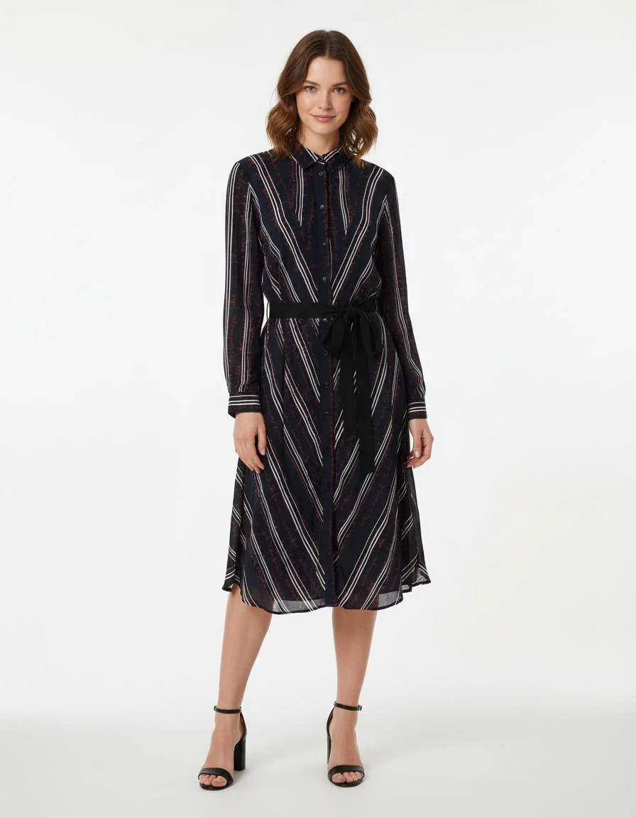 Robe Chemise Imprimée - Taille M/38