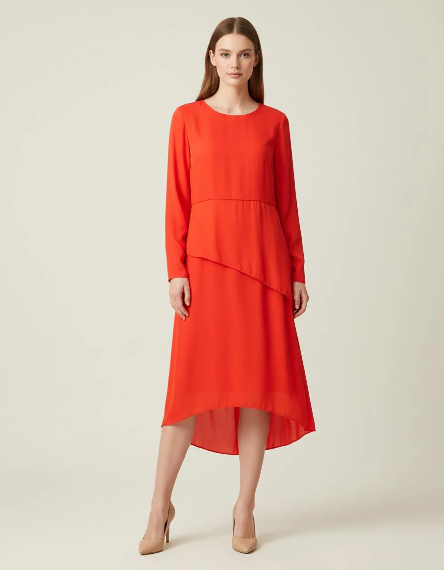 Robe Longue Asymétrique - Taille M/38