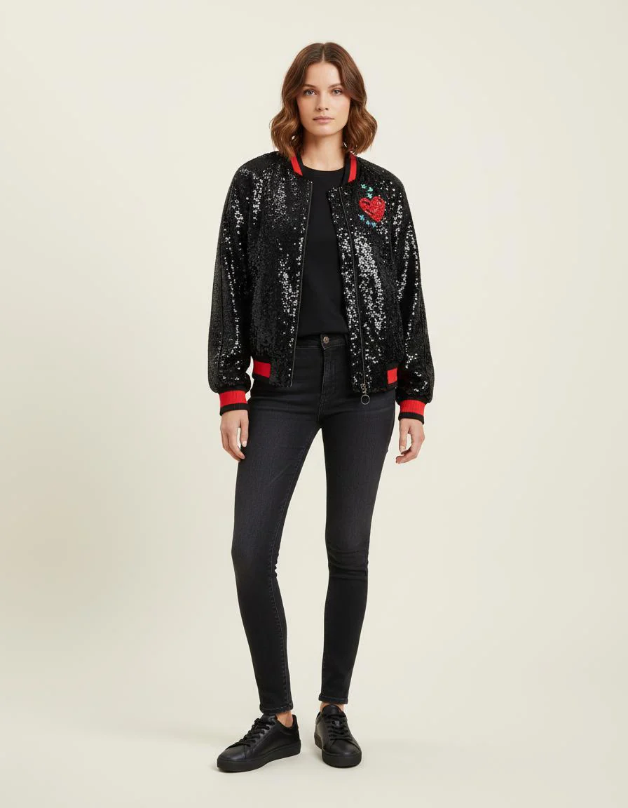 Teddy En Sequins - Taille S/36