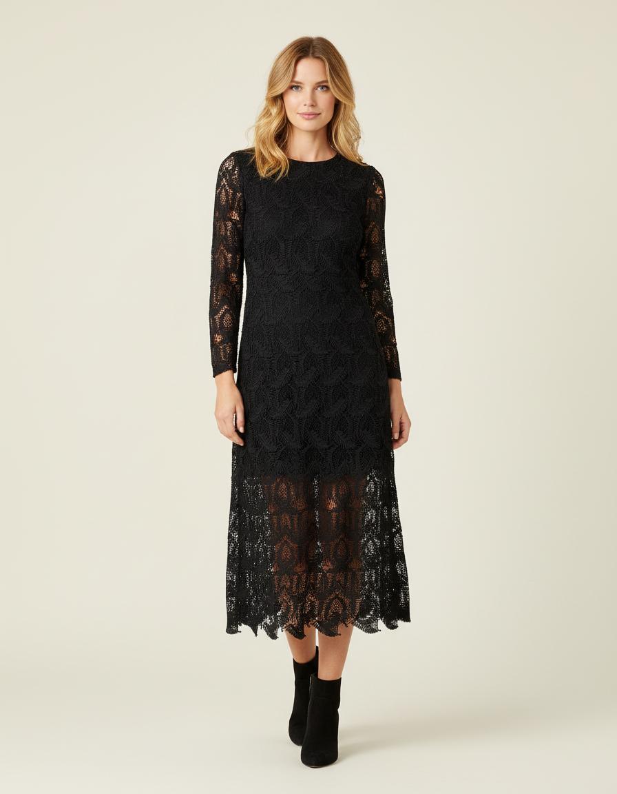 Robe Longue En Dentelle - Taille S/36
