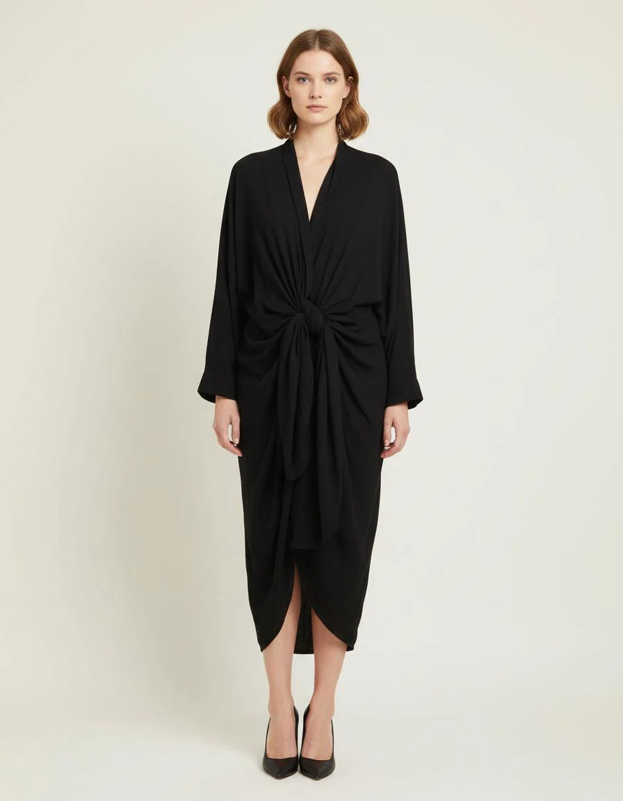 Robe Portefeuille À Nouer - Taille M/38