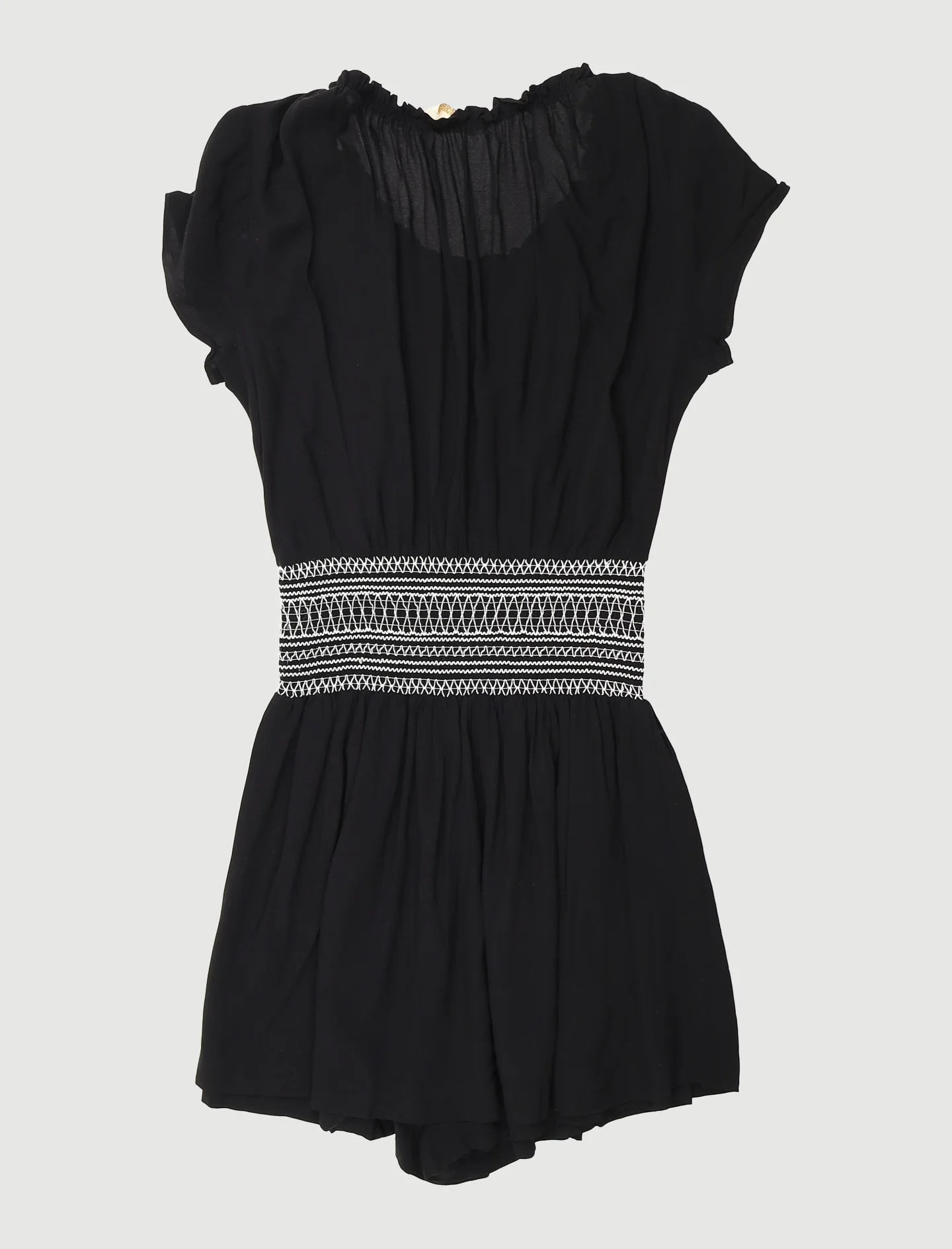 Combi-Short Avec Smocks - Taille S/36 - Image 3