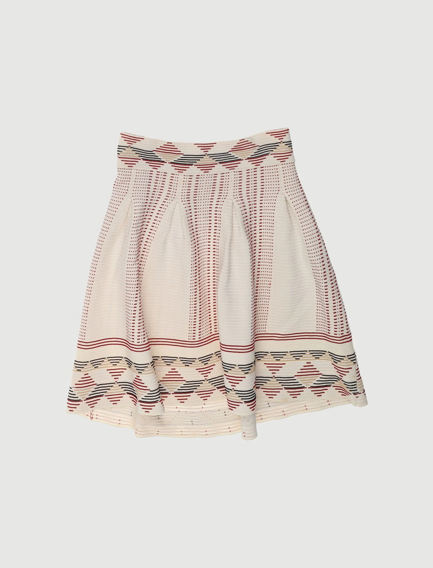 Jupe Courte En Maille Striée - Taille S/36 - Image 2