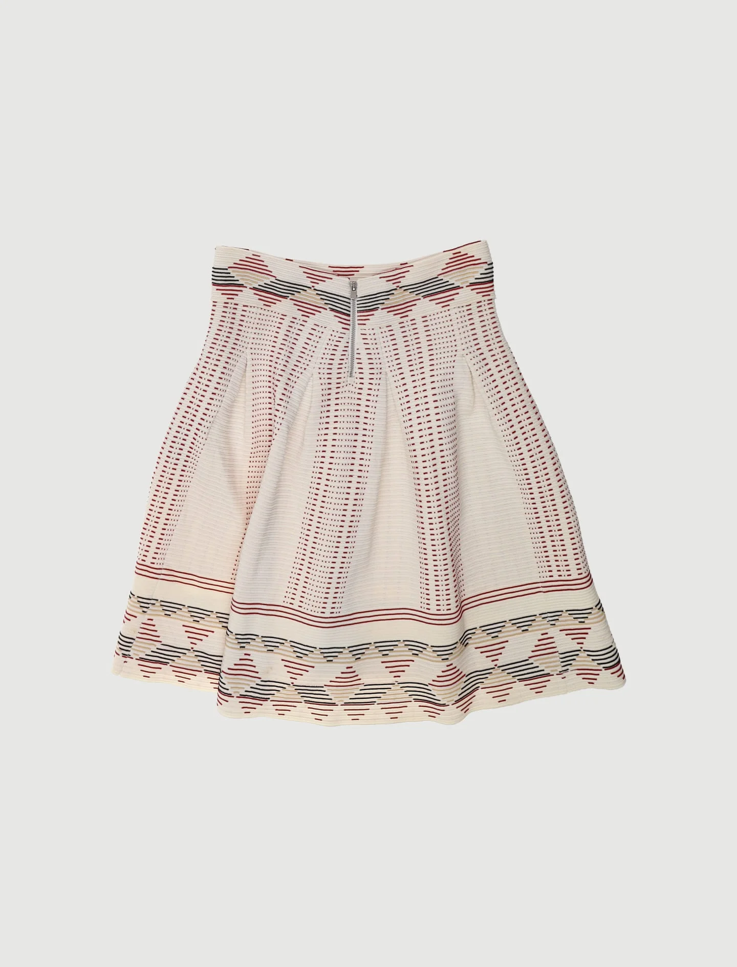 Jupe Courte En Maille Striée - Taille S/36 - Image 3