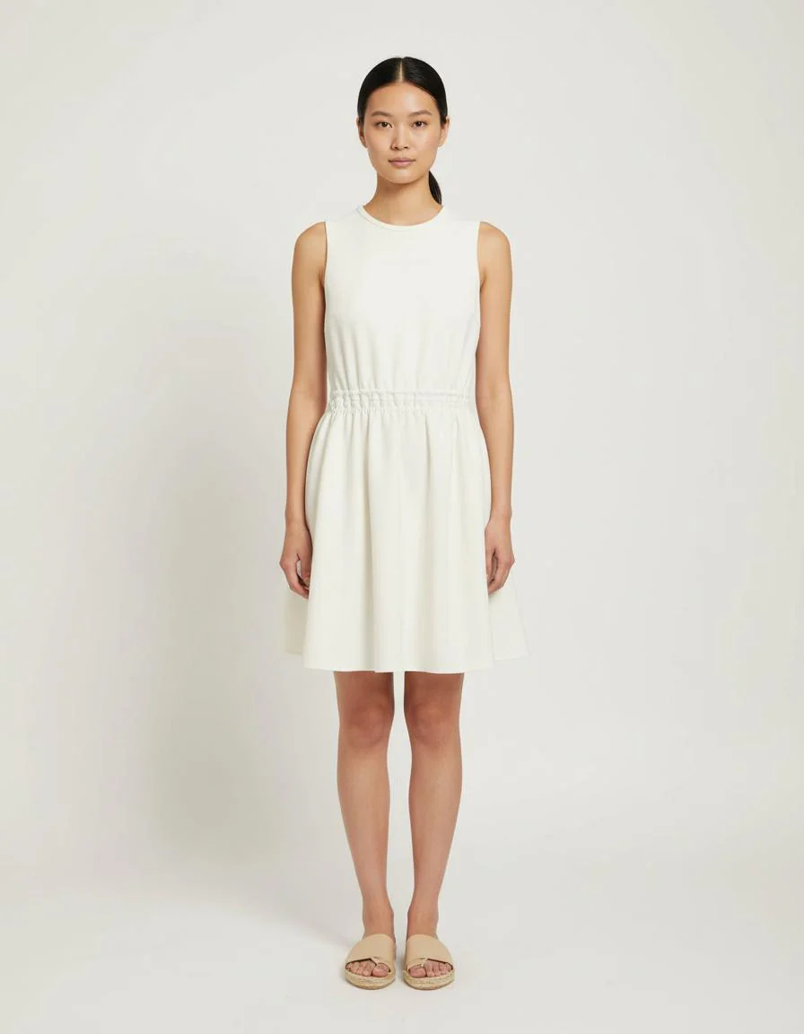 Robe Sans Manches En Crêpe - Taille L/40