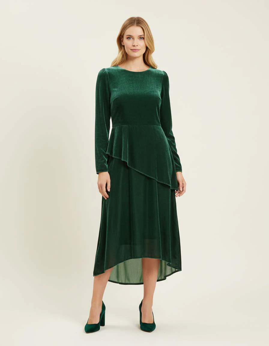 Robe Longue En Velours - Taille S/36