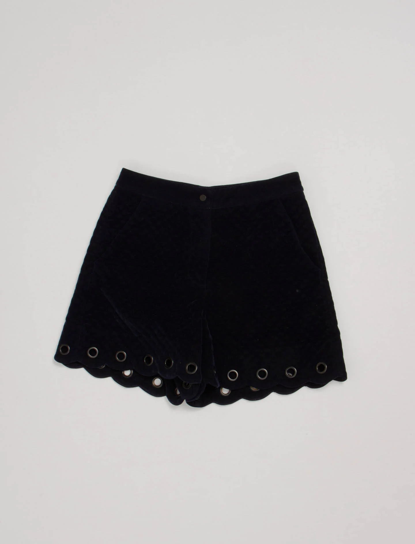 Short En Velours Matelassé - Taille XS/34 - Image 2