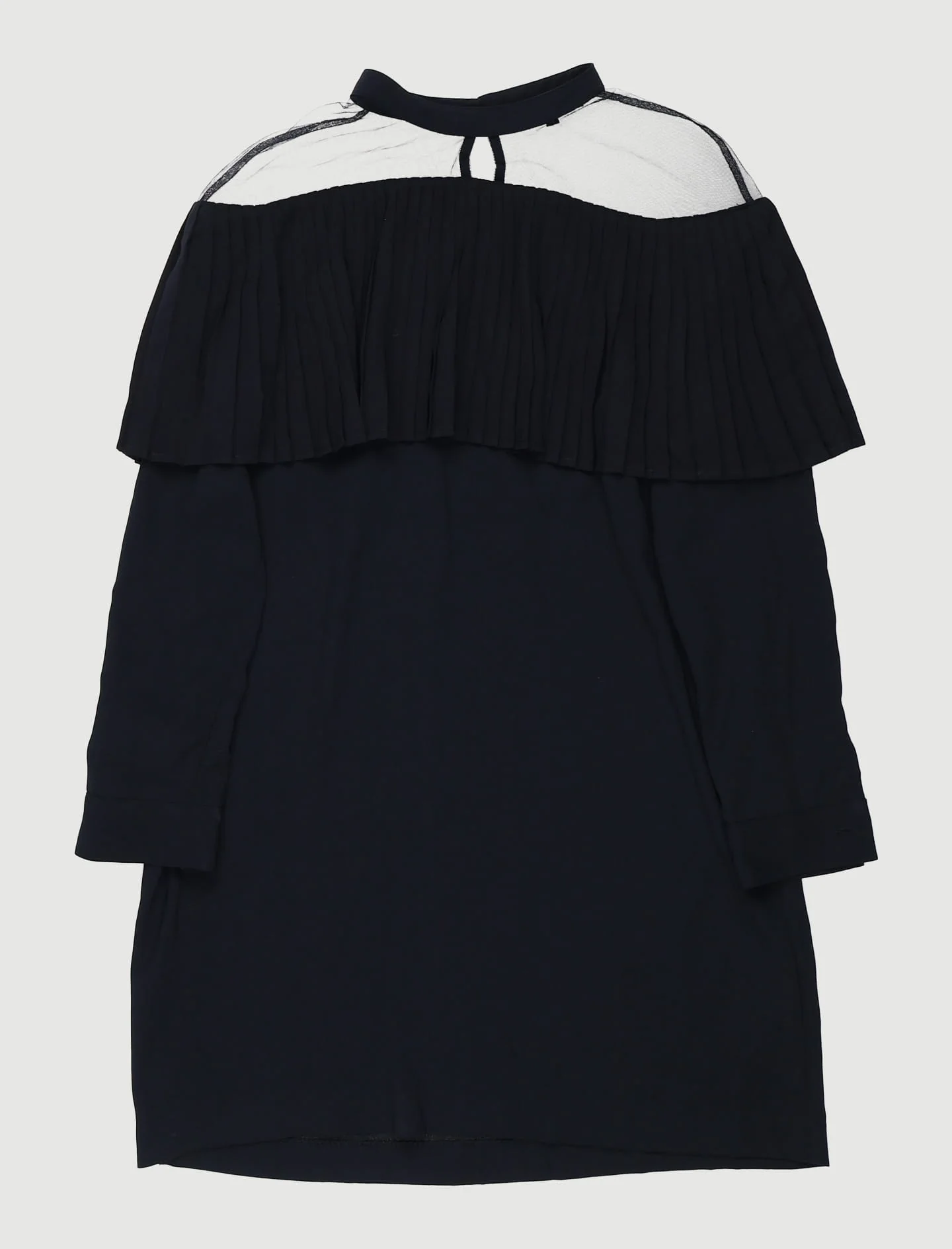 Robe Avec Volant Plissé En Crêpeâ - Taille L/40 - Image 2