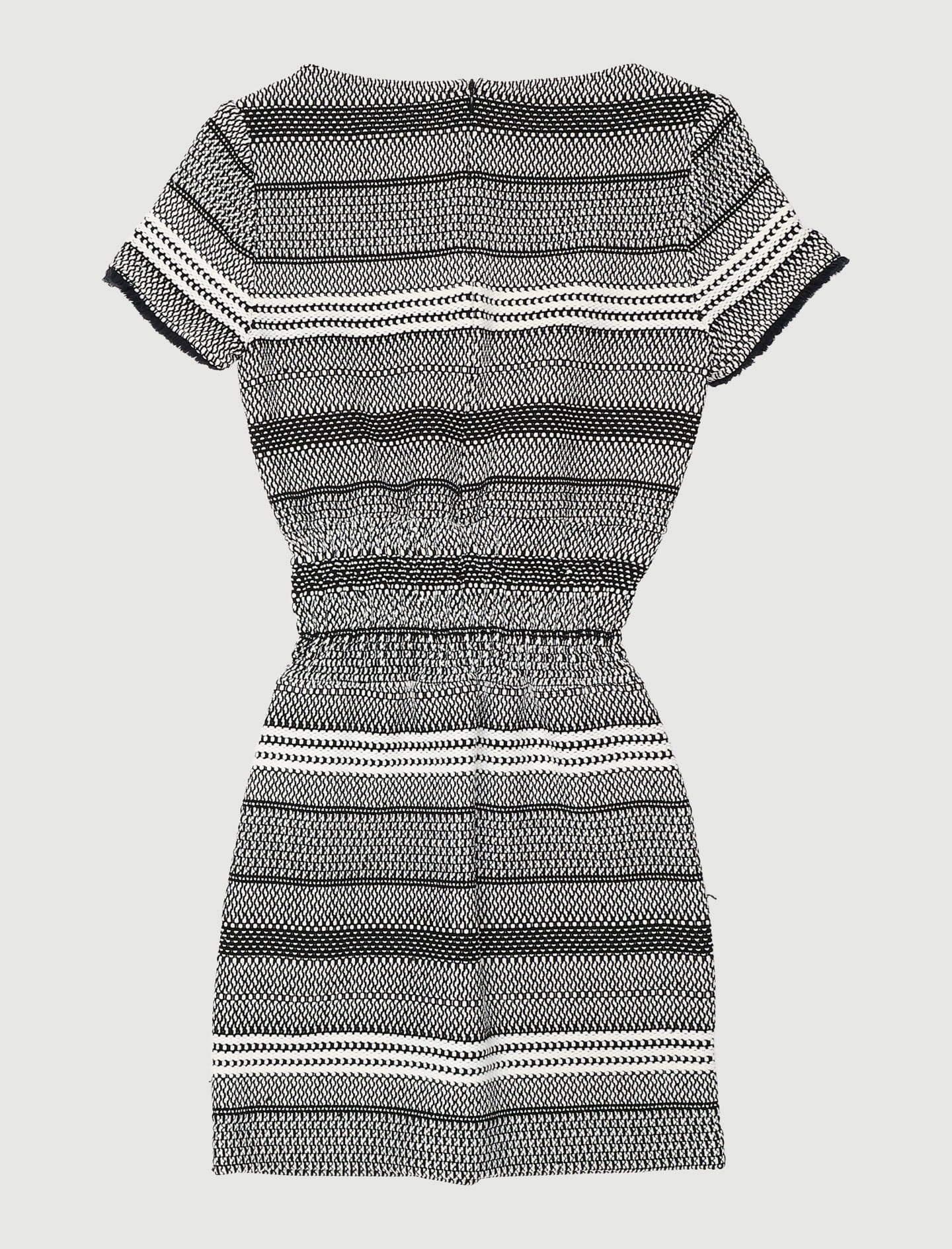 Robe En Maille Bicolore À Smocks - Taille M/38 - Image 3