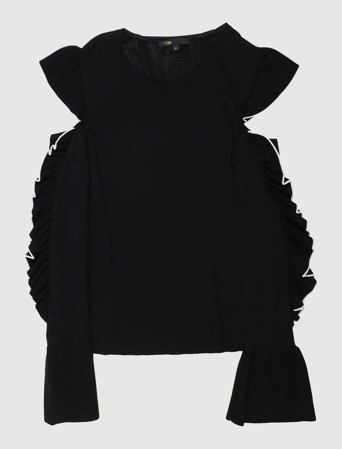 Pull En Maille Avec Épaules Dénudées - Taille L/40 - Image 2