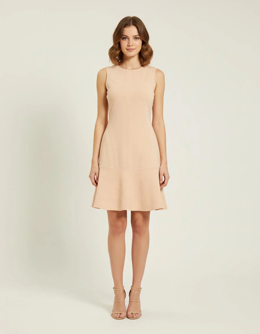Robe Maille Fine En Jacquard - Taille S/36