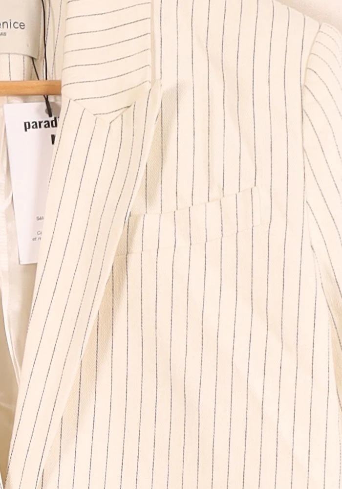 Blazer Blanc et Beige - Taille L/40 - Image 3