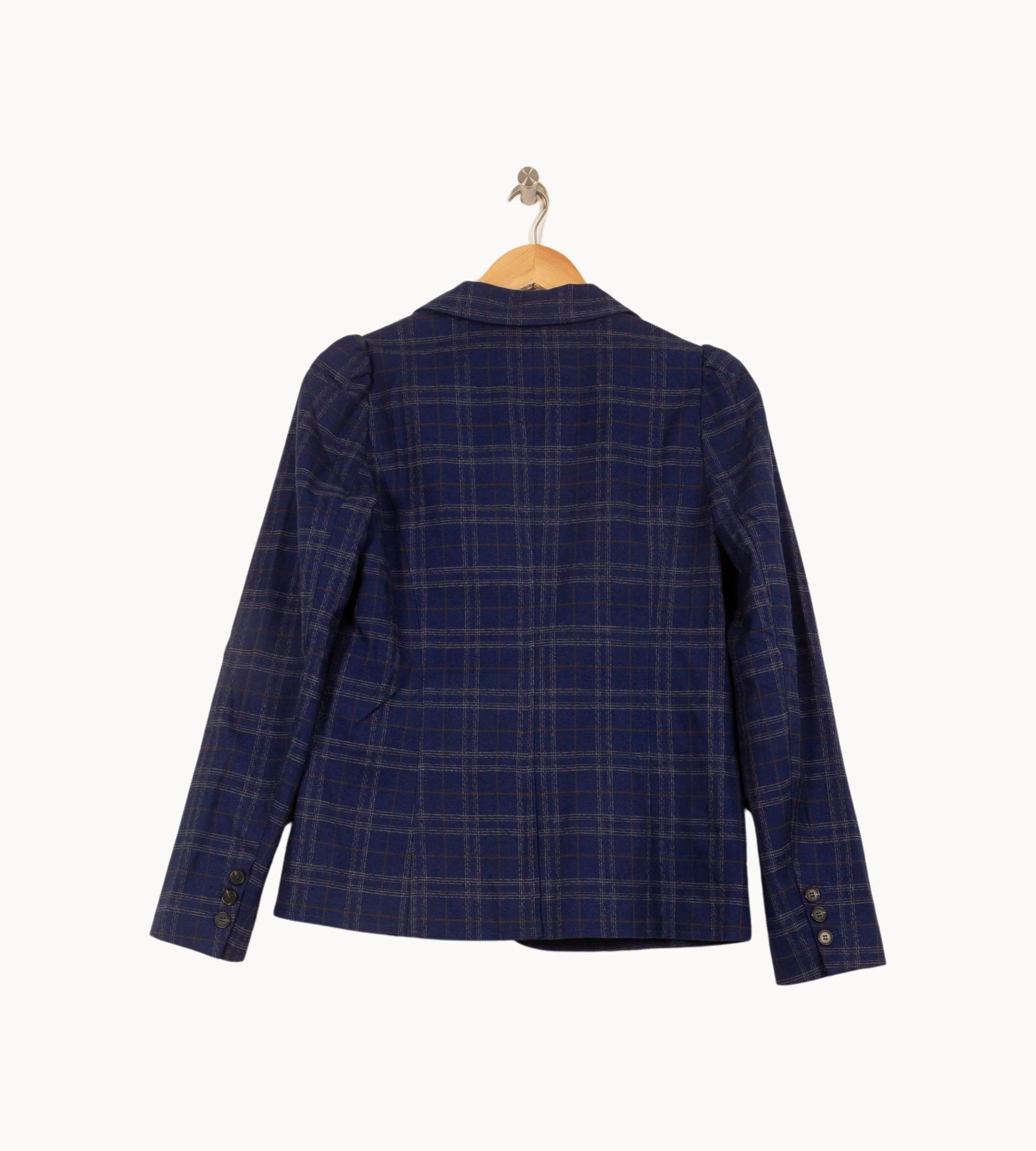 Blazer Bleu à Carreaux - Taille S/36 - Image 4